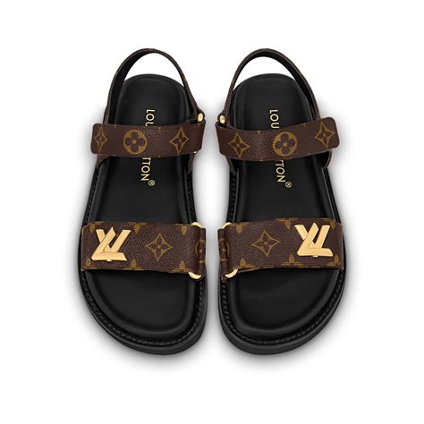 LV Sunset Comfort Flat Sandal .